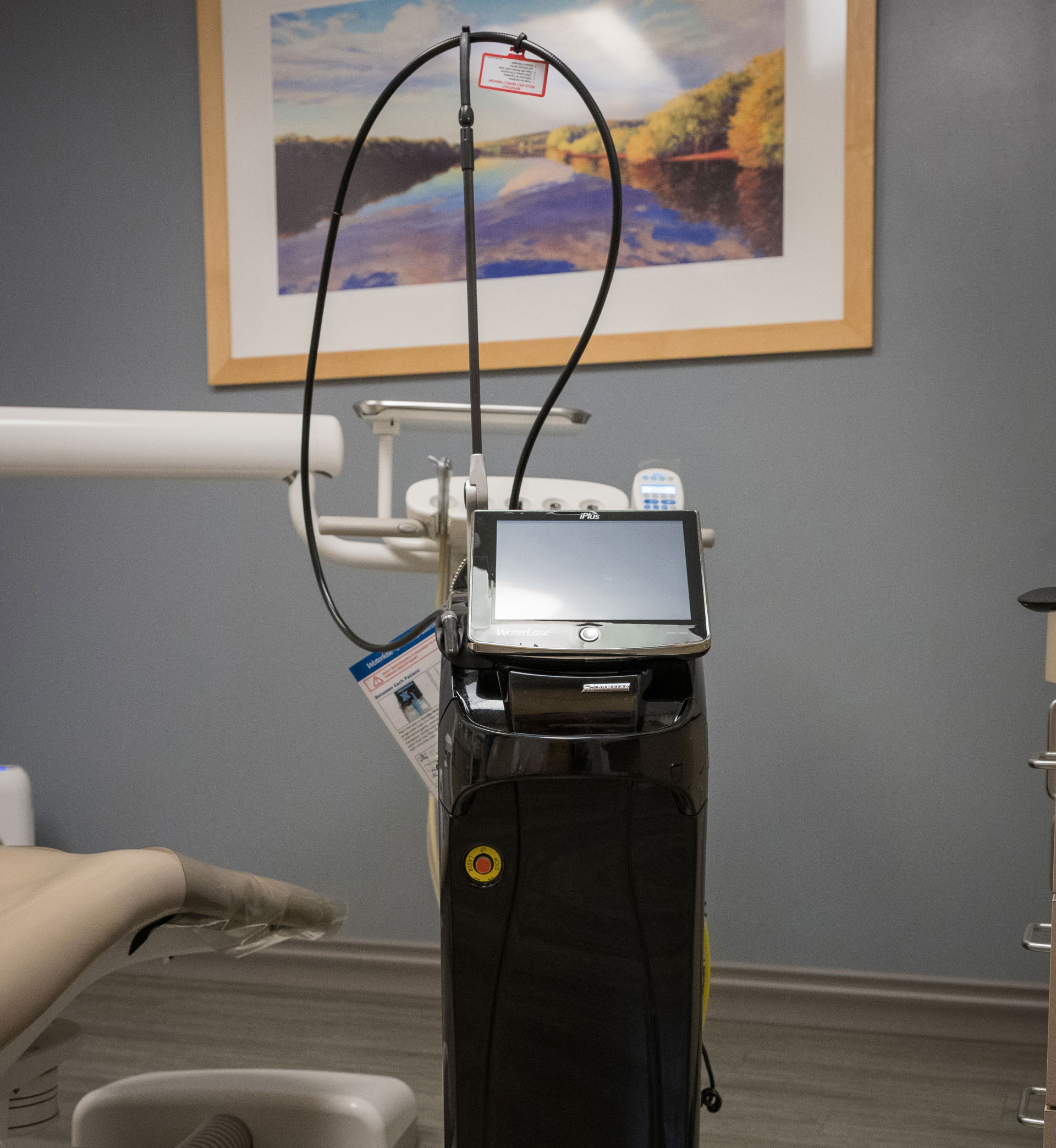 Waterlase laser machine in exam room
